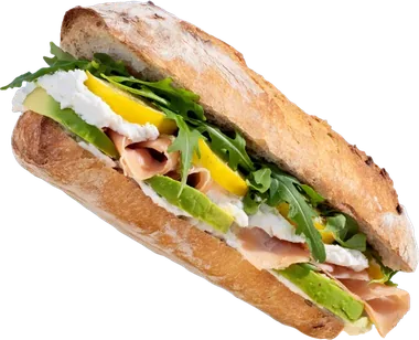 Baguette-Sandwich von Daily Fruits