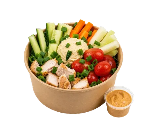 Bowl mit Hummus