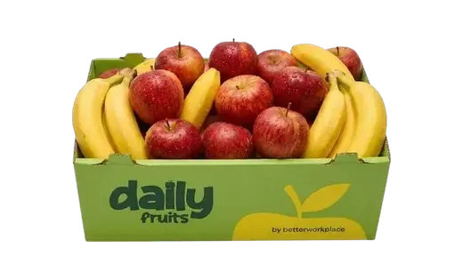 Obst-Klassiker mit Äpfeln und Bananen
