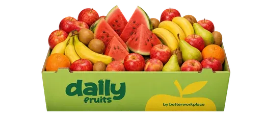 Obst-Power mit Äpfeln, Bananen und Saisonobst