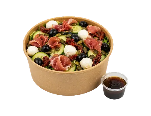 Salat mit Prosciutto crudo