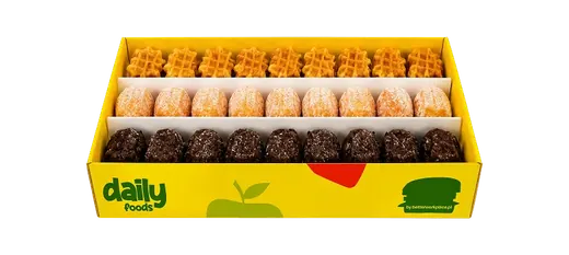 Sweet Box mit Windbeuteln